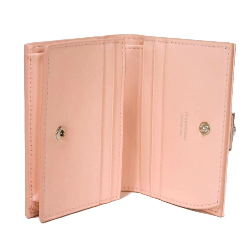 Salvatore Ferragamo Gancini Leather Wallet (Bi-Fold) (Pre-Owned) 5