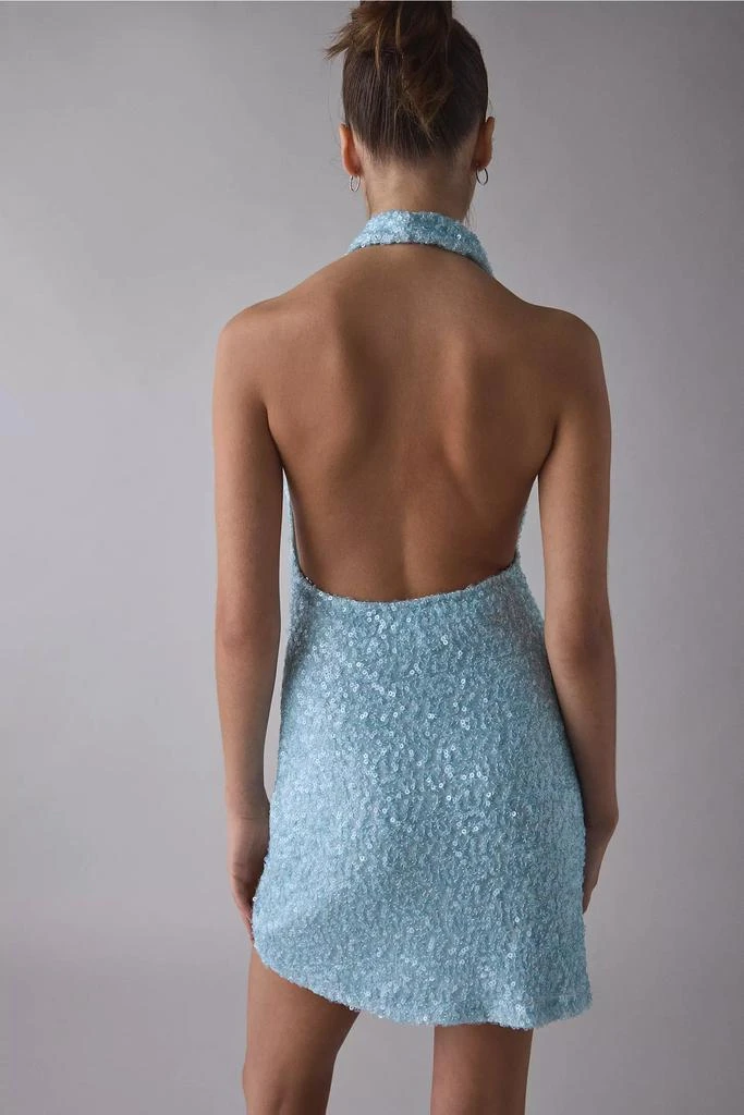 Shop UO Coyote Sequin Halter Bodycon Mini Dress on Sale at BeyondStyle   Get 17% Off UO Coyote Sequin Halter Bodycon Mini Dress with Limited-Time  Flash Deals, Exclusive Discounts, and Special Offers.
