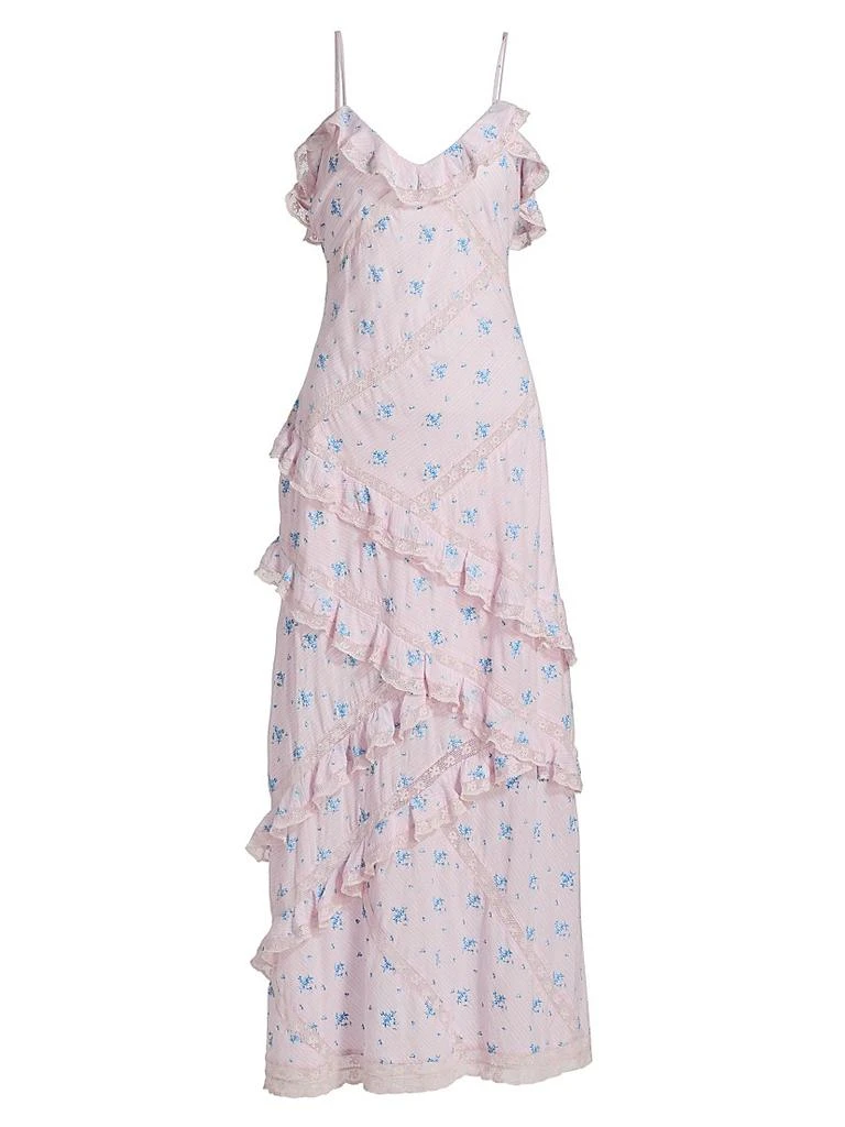 LOVESHACKFANCY Nocelle Cotton Maxi Dress