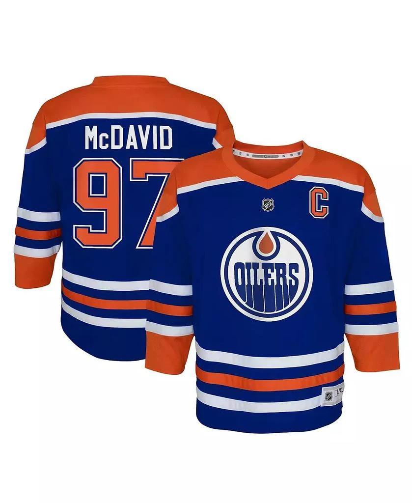 Outerstuff Big Boys Connor McDavid Royal Edmonton Oilers Home Replica Player Jersey 1
