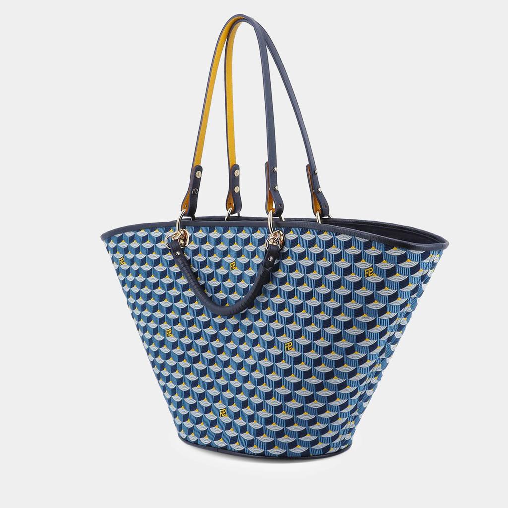 Faure Le Page Faure Le Page Navy Blue Leather Tote