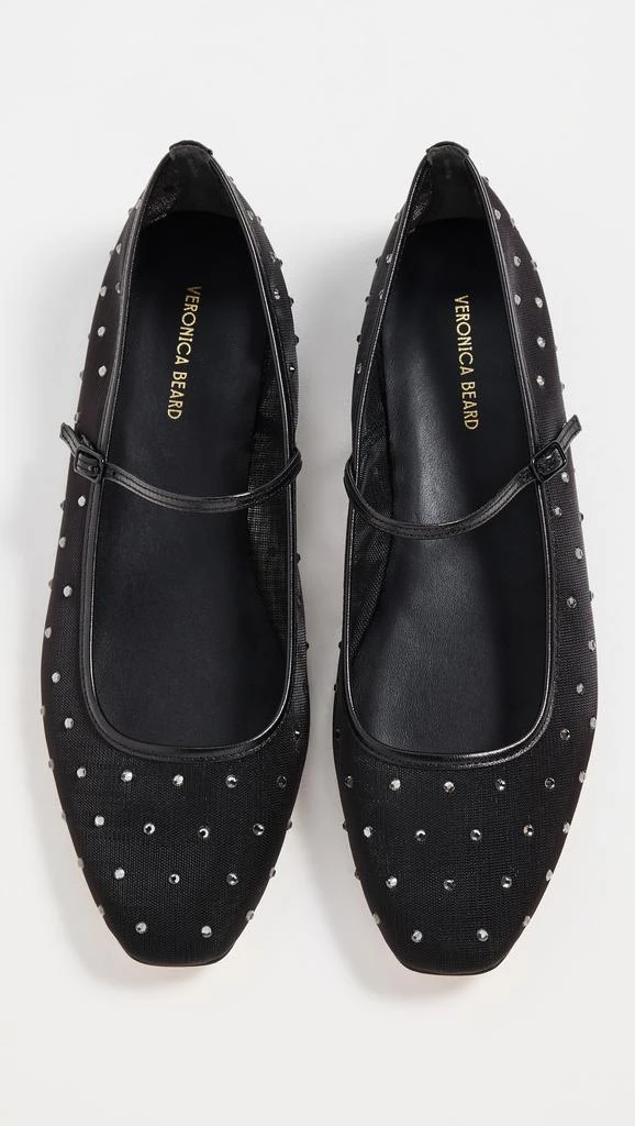 VERONICA BEARD Ellie Mesh Crystal Flats 4