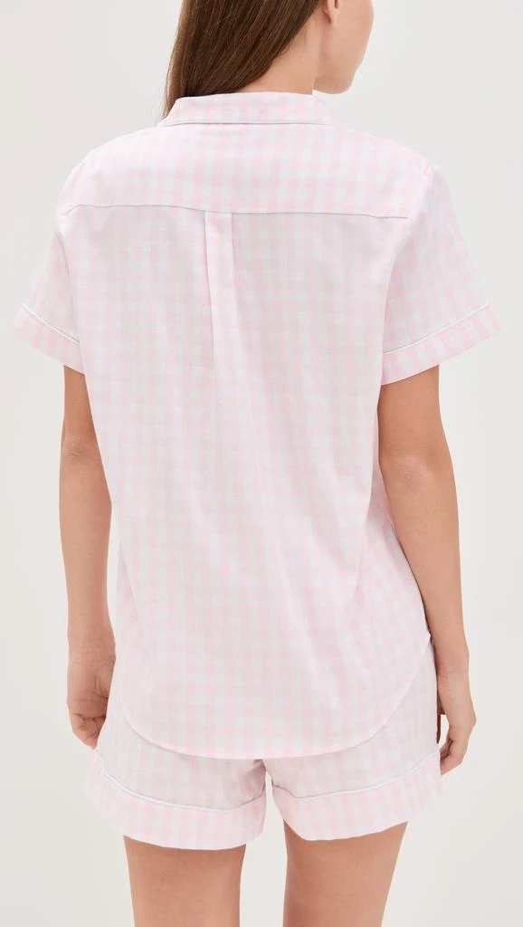 Petite Plume Gingham Shorts Pj Set 2
