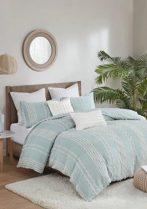 INK + IVY Kara Cotton Jacquard Comforter Set 2