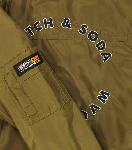 Scotch & Soda Embroidered reversible bomber jacket 2