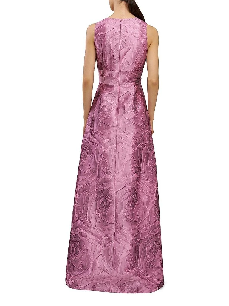 Kay Unger Mariah Jacquard Textured Gown 5