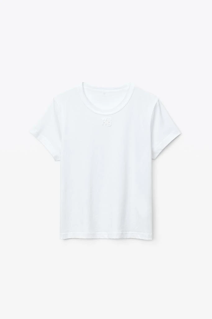 Alexander Wang PUFF LOGO SHRUNKEN TEE IN COTTON JERSEY 3