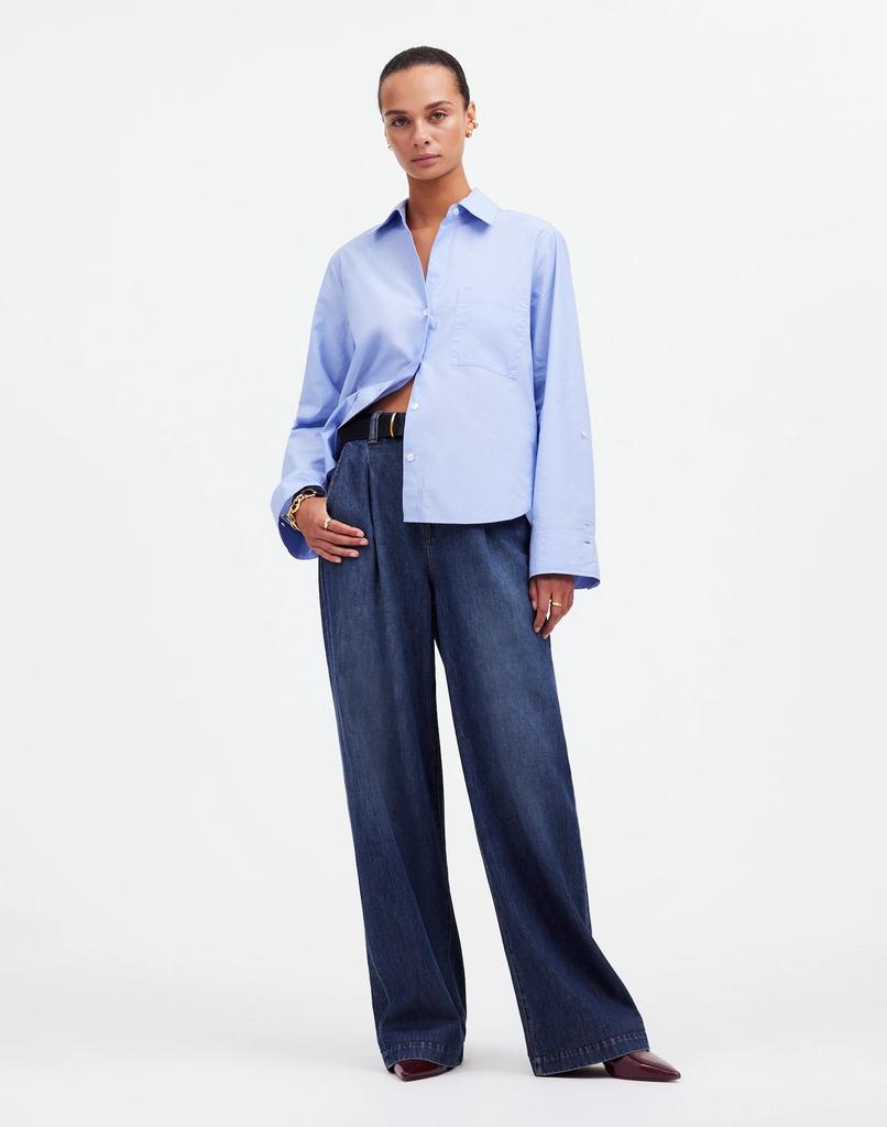 Madewell Easy Y-Neck Button-Up Shirt