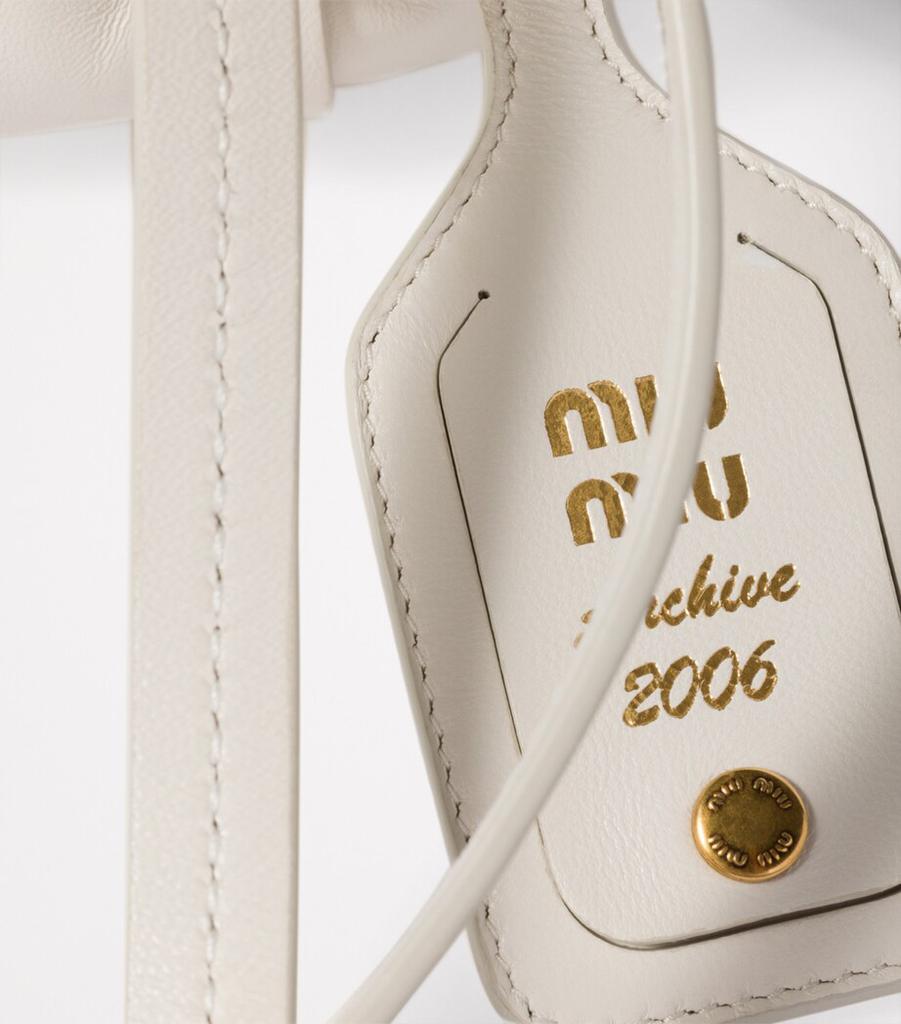 ショルダーバッグ・ポシェット MIU MIU JOIE LEATHER MINI BAG Miu Miu Joie Shoulder Bag | Black | FARFETCH