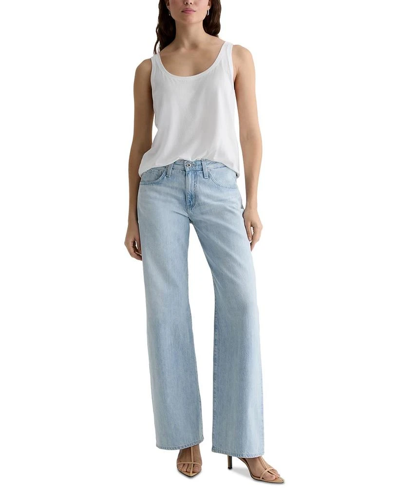 AG Adria Low Rise Wide Leg Jeans in Sunfaded 2