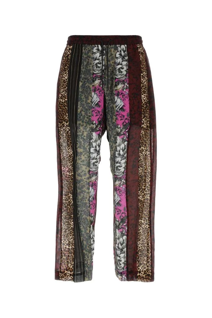 Dries Van Noten Dries Van Noten Multi Patterned Drawstring Pants 1