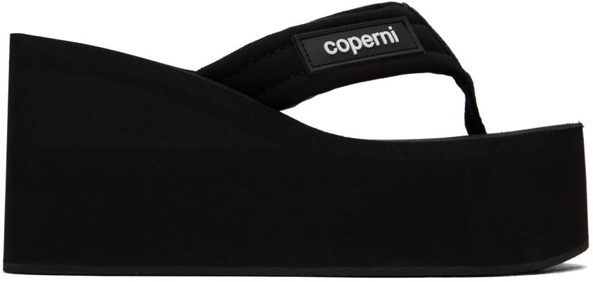 COPERNI Black Wedge Sandals 1