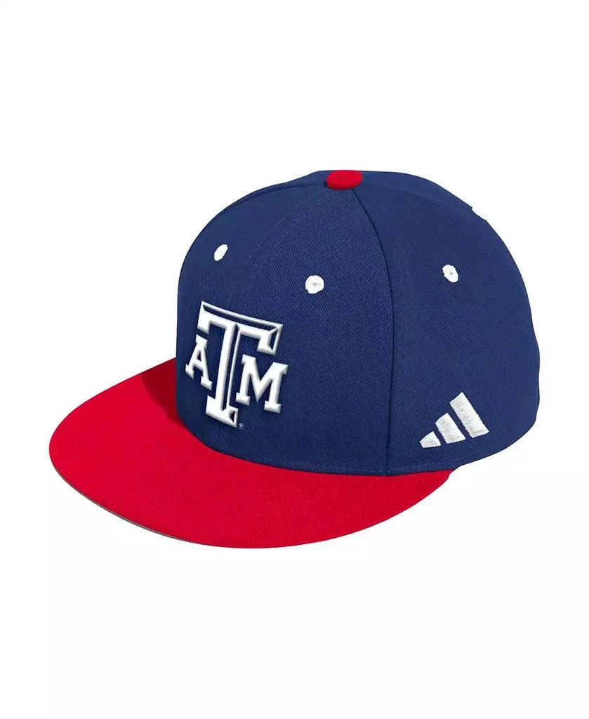 Adidas Men's Blue Texas A&M Aggies On-Field Fitted Baseball Hat 1