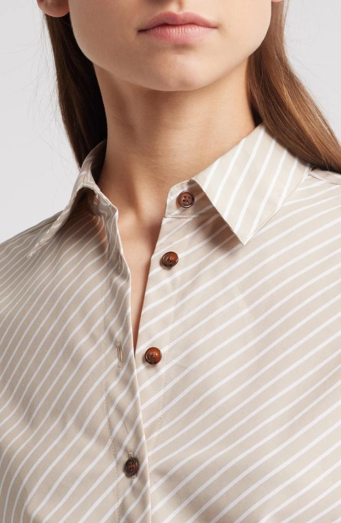 Rag & Bone Stripe Cotton Button-Up Shirt 4