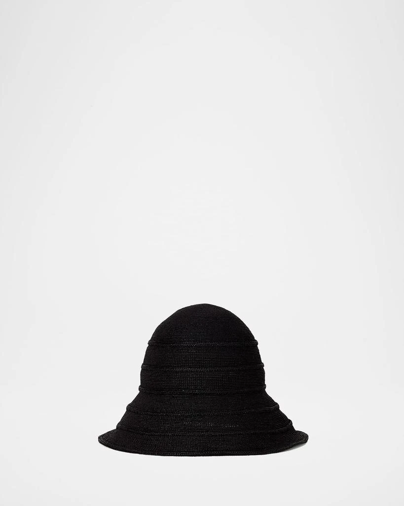 Janessa Leone Zeke Straw Bucket Hat 2