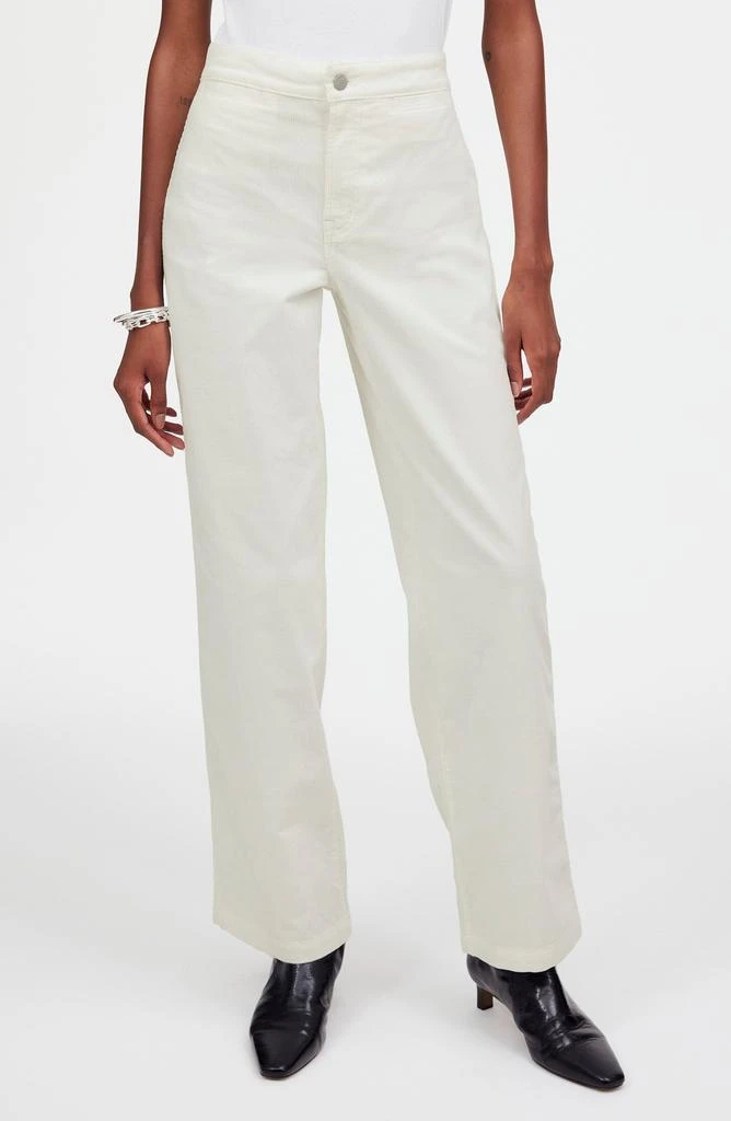 Madewell The Emmett Wide Leg Full Length Corduroy Pants: Welt Pocket Edition 1