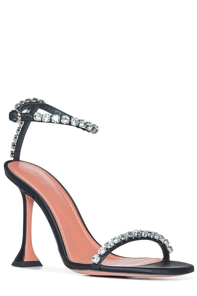 Amina Muaddi Amina Muaddi Gigi Ankle Strap Embellished Sandals 2