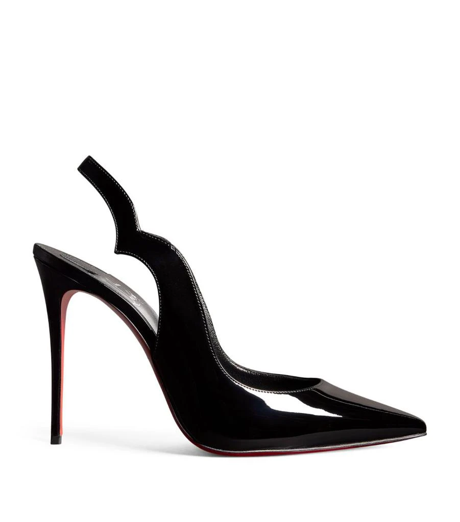 Christian Louboutin Hot Chick Sling Patent Slingback Pumps 100 1