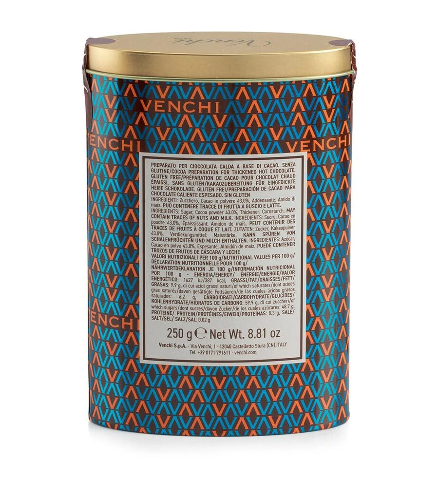 Venchi 1878 Cocoa for Hot Chocolate in Metal Tin (250g) 2