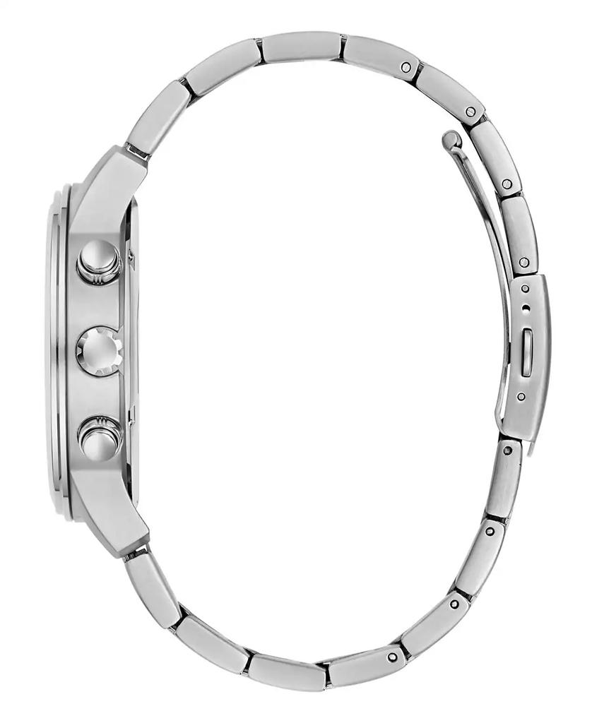 GUESS Women's Silver-Tone Analog Watch, 44mm