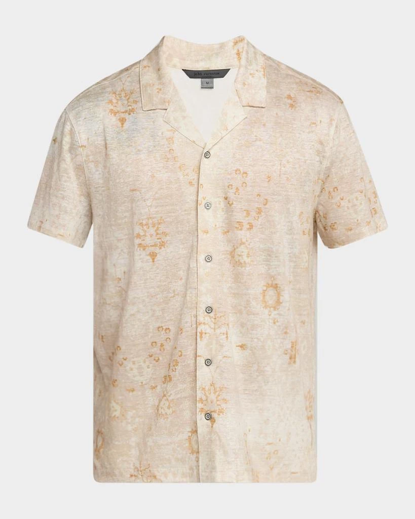 John Varvatos Men's Espino Camp Shirt 1