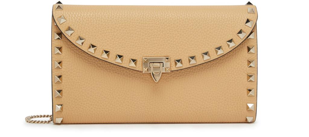 VALENTINO GARAVANI Rockstud wallet with chain