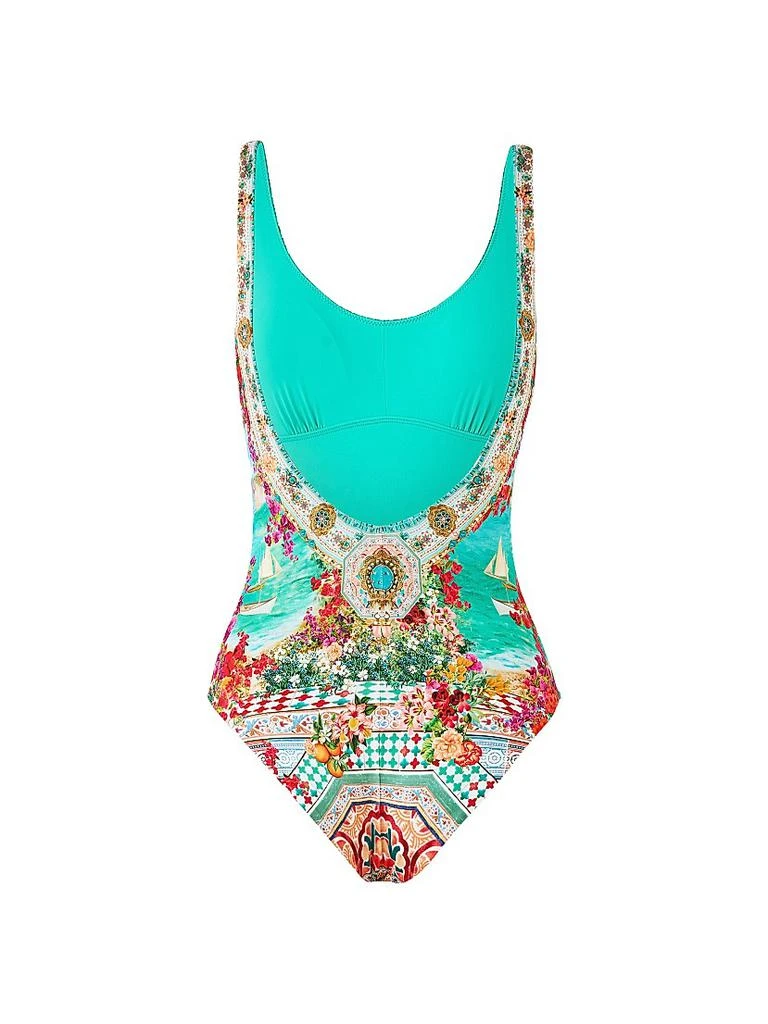 Camilla Meet Me In Mallorca Wide Strap Scoopneck One-Piece Swimsuit 2
