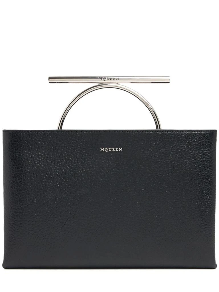 Alexander McQueen Mcqueen T-bar Leather Clutch 1