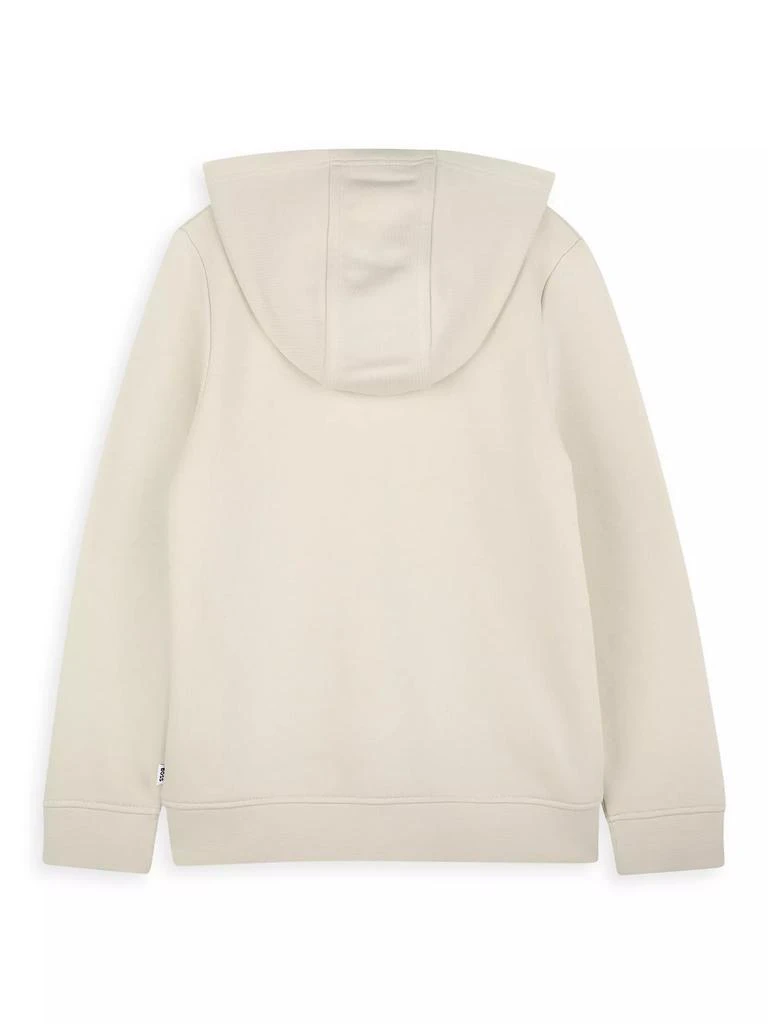 Hugo Boss Little Boy's & Boy's Logo Zip-Up Hoodie 3