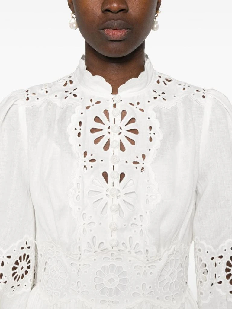 Zimmermann ZIMMERMANN - Acacia Broderie Linen Mini Dress 2