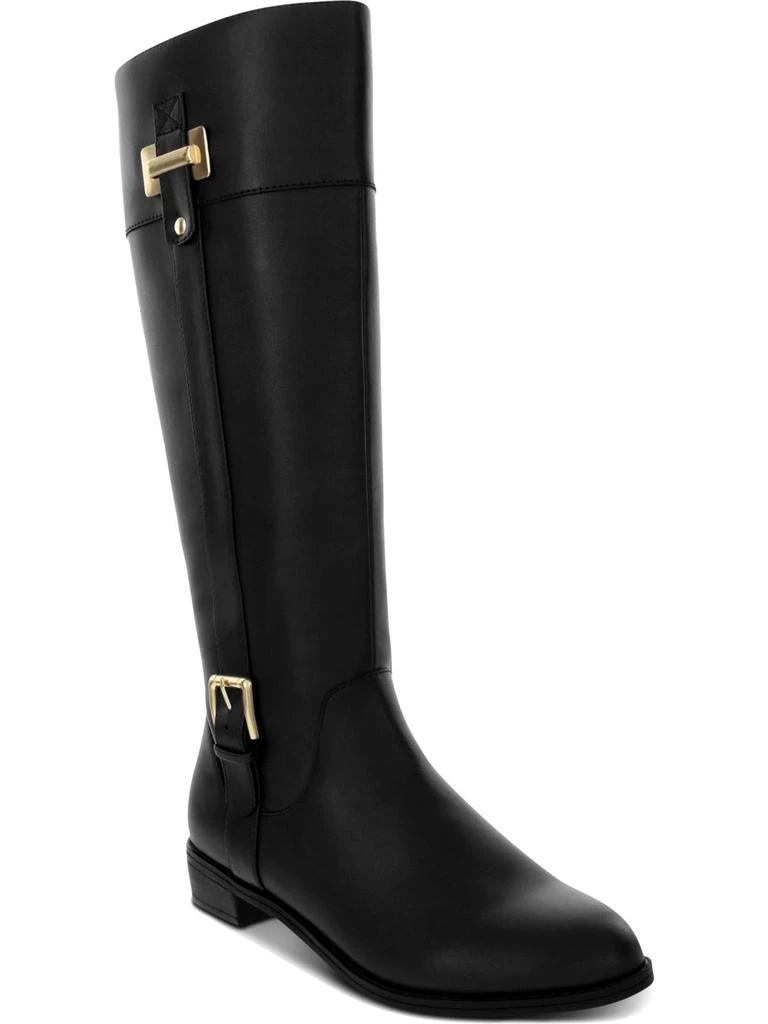 Karen Scott Deliee 2 Womens Faux Leather Riding Boots 8