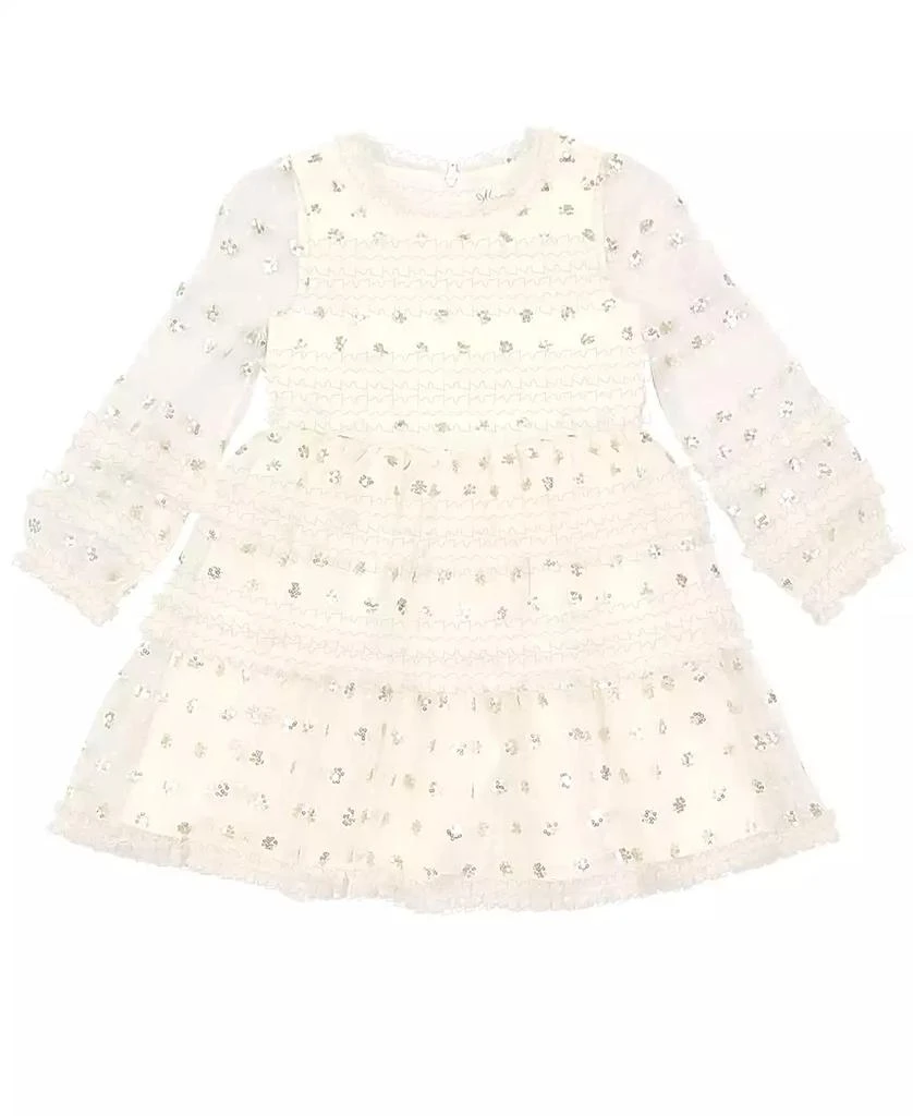 Nannette Toddler & Little Girls Mesh Sequin Dress 1