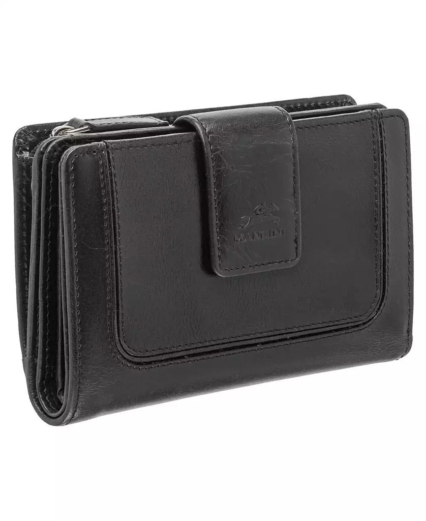Mancini Leather Goods South Beach RFID Secure Mini Clutch Wallet 2