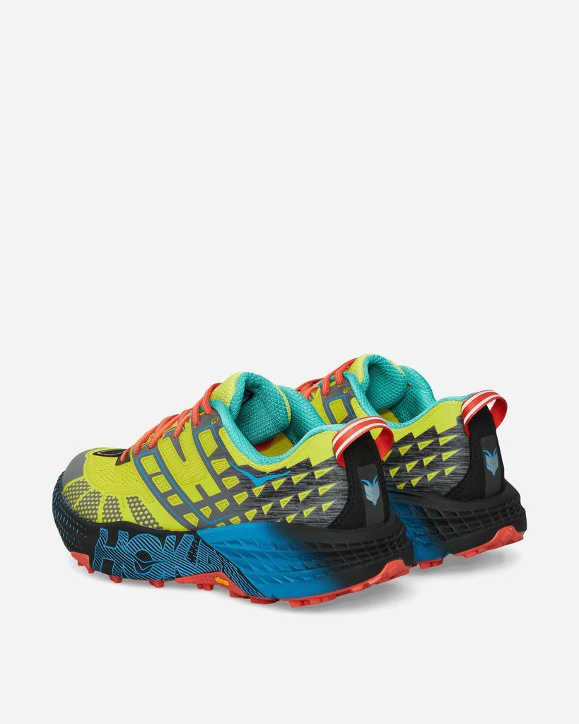Hoka One One Speedgoat 2 Sneakers Citrus / Blue 4