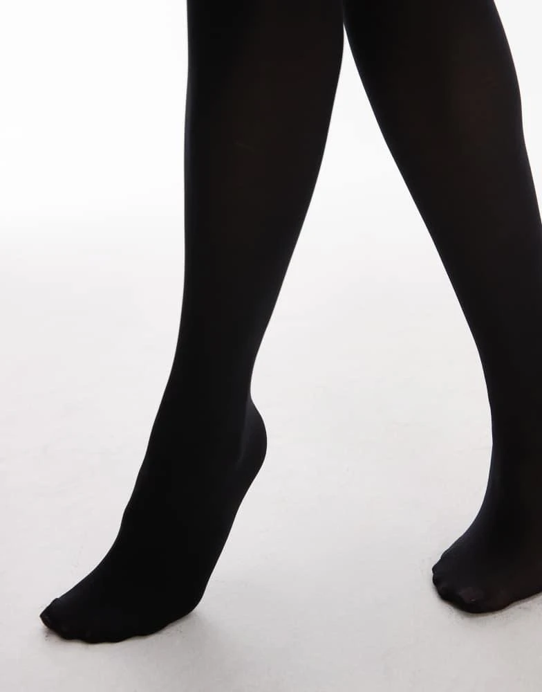 Topshop Topshop 2 pack 50 denier tights in black 3