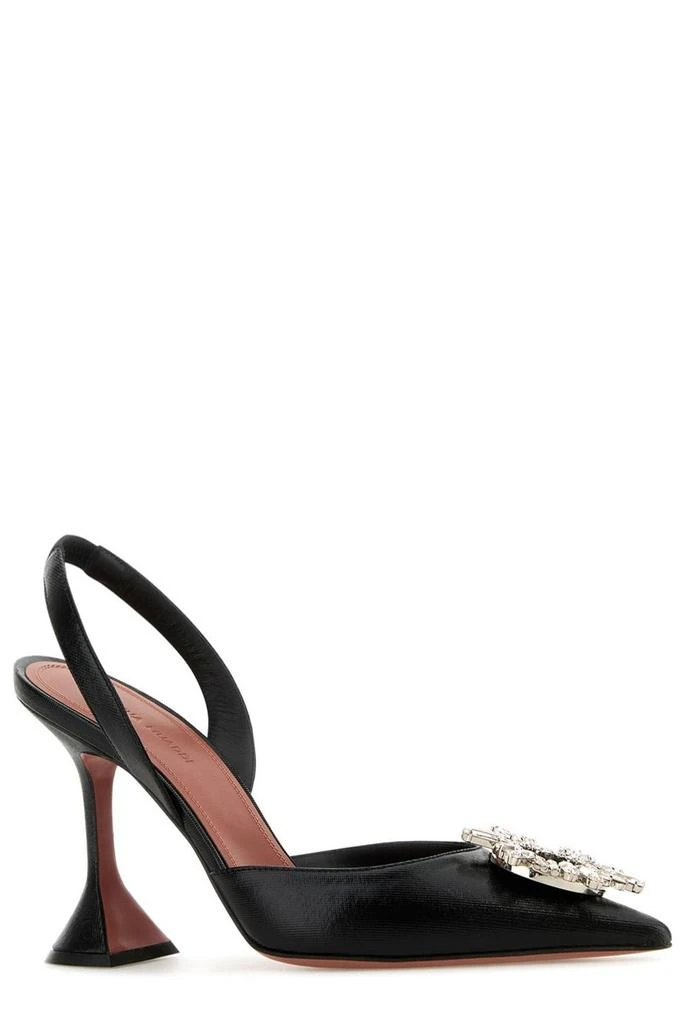 Amina Muaddi Amina Muaddi Begum Embellished Slingback Pumps 2