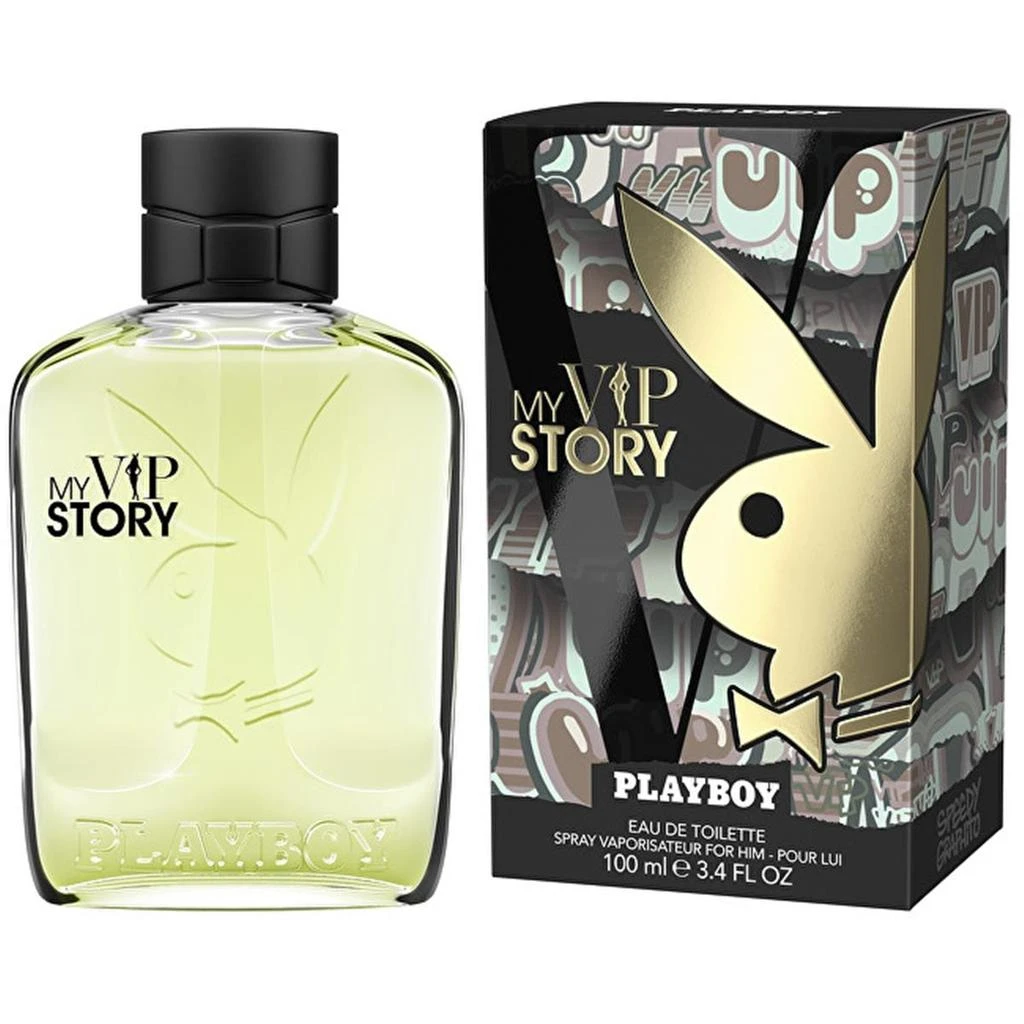 Playboy 3.4 oz  My Vip Story Eau De Toilette Spray for Men 1