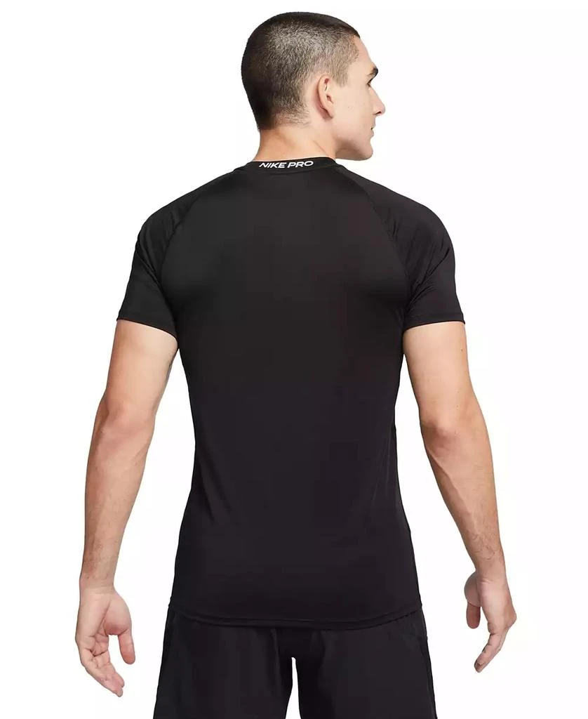 NIKE Men's Pro Slim-Fit Dri-FIT Short-Sleeve T-Shirt 5