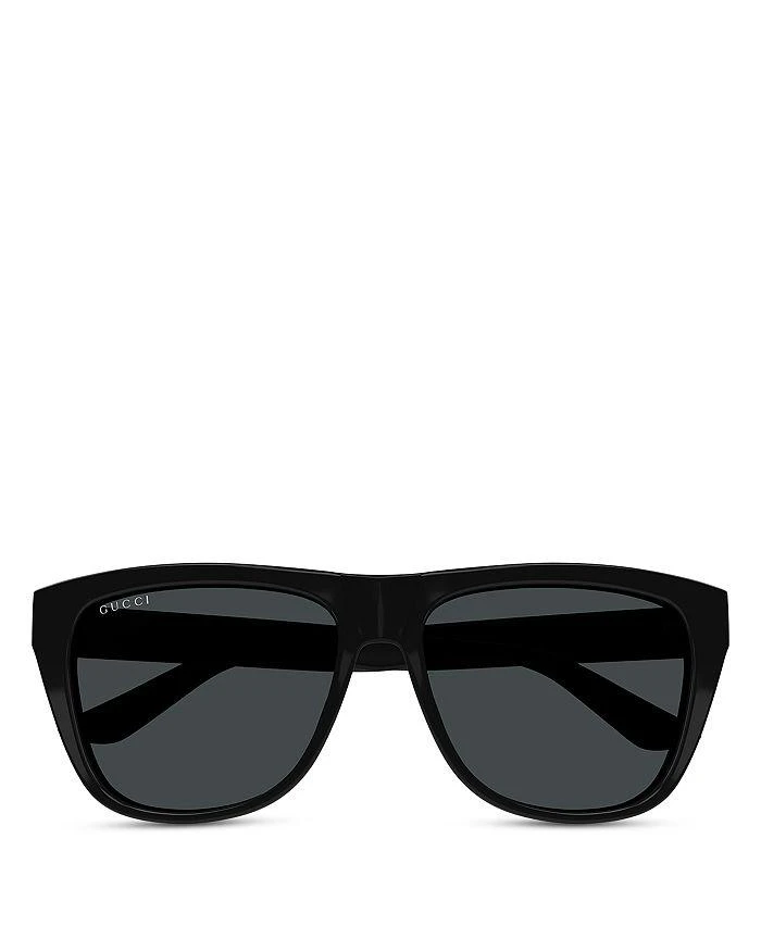 Gucci Minimal Navigator Sunglasses, 57mm 3