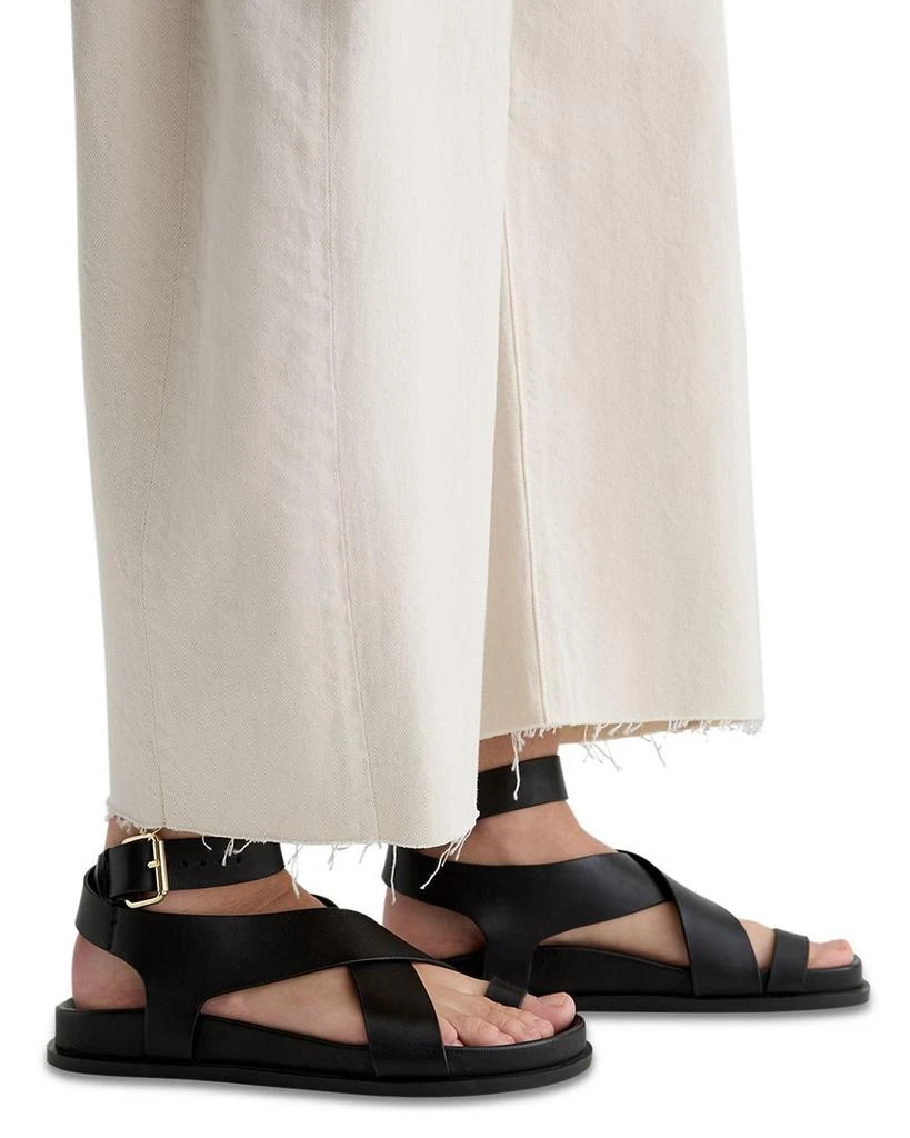 AG Hattie High Rise Crop Barrel Jeans in Opal Stone 7