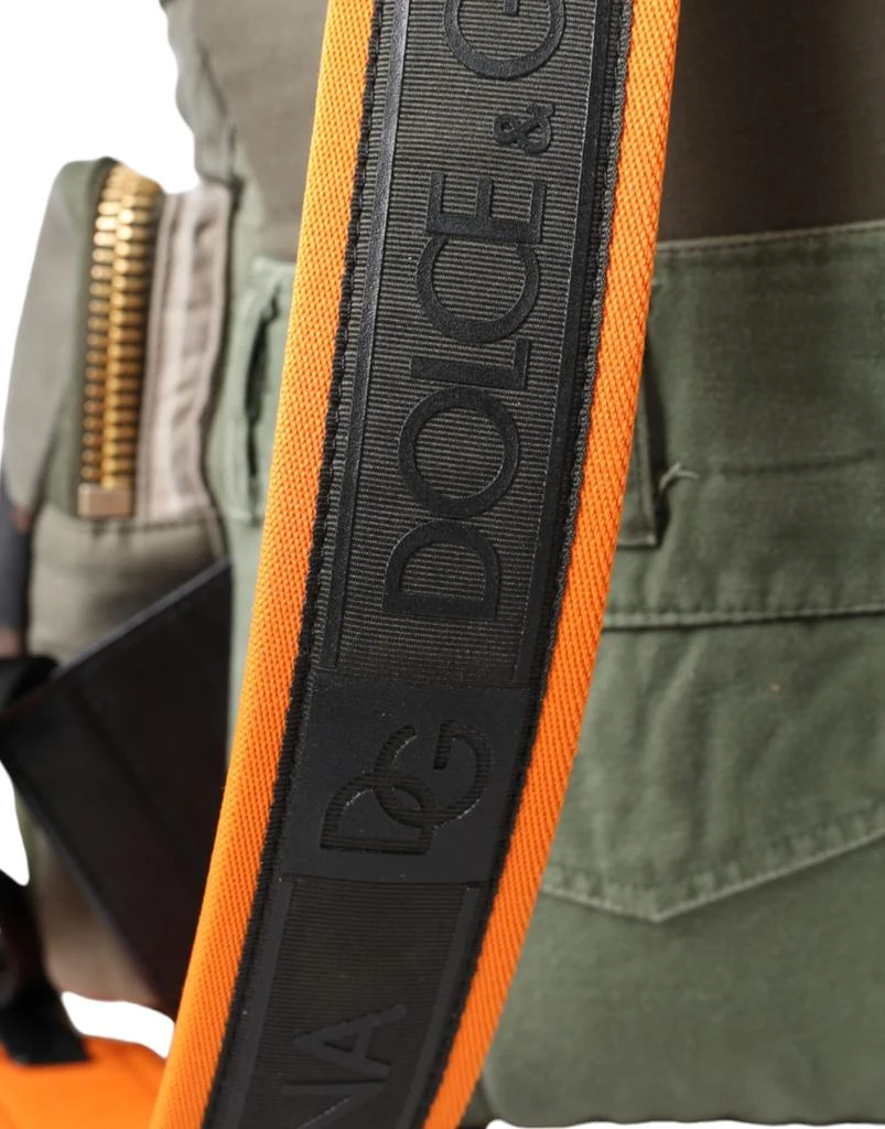 Dolce 
Gabbana Military Patchwork Rucksack Backpack Men
s Bag 4