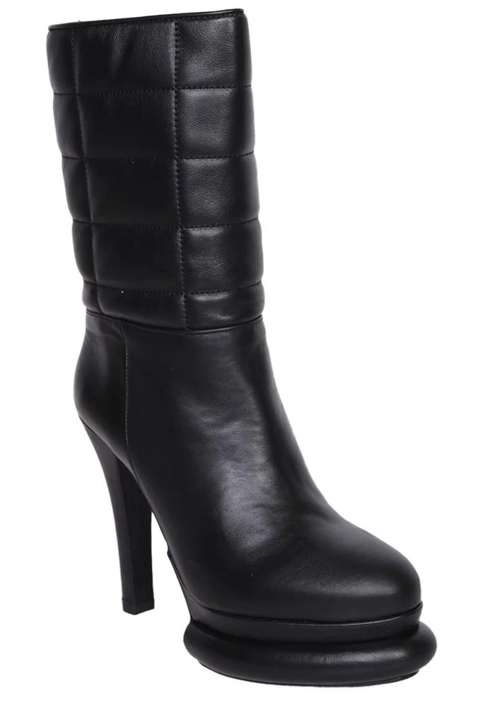 PALOMA BARCELÓ Paloma Barceló Round Toe Quilted High Heeled Boots 2