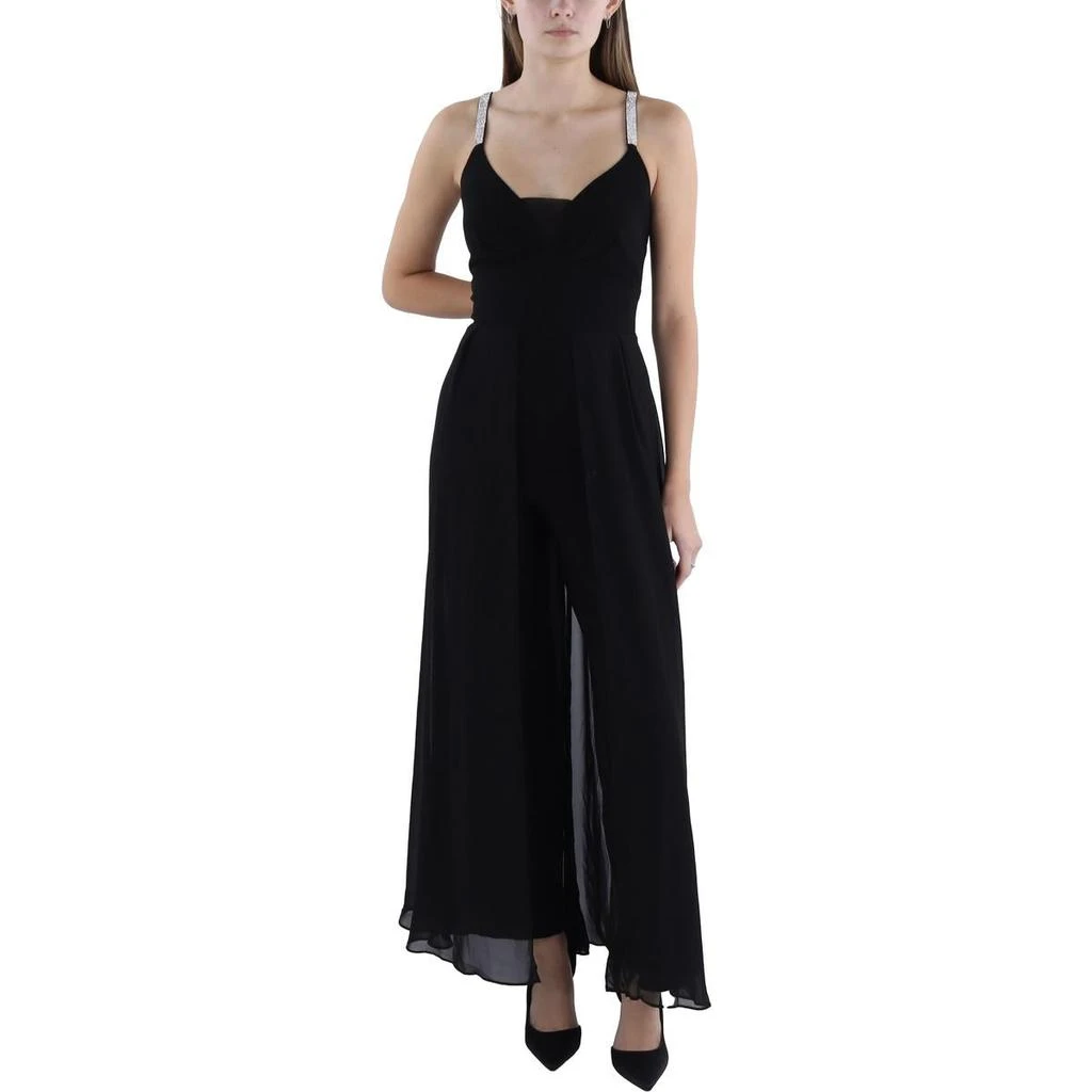 MSK Womens Embellished Dressy Jumpsuit 1