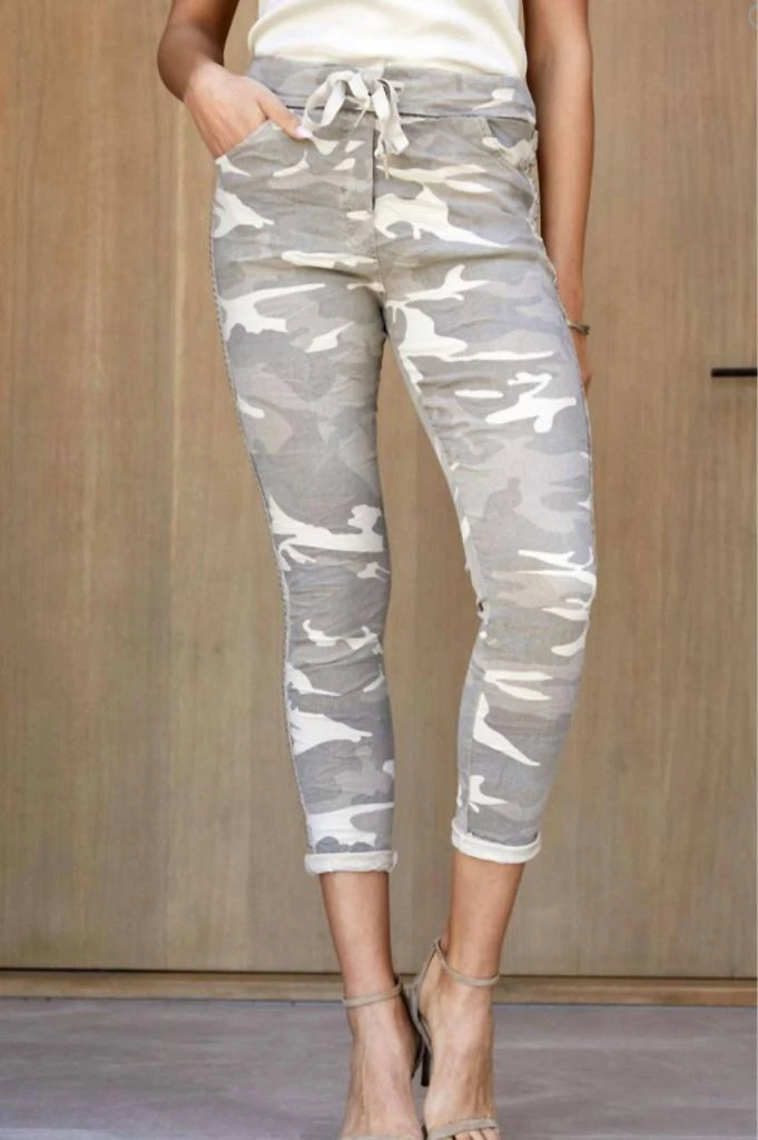 Venti6 Venti6 - Tan Crinkle Jogger