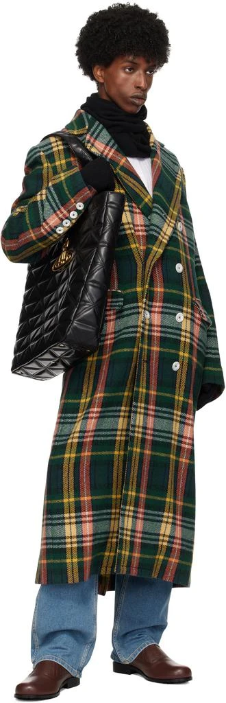 Vivienne Westwood Black Embroidered Scarf 3