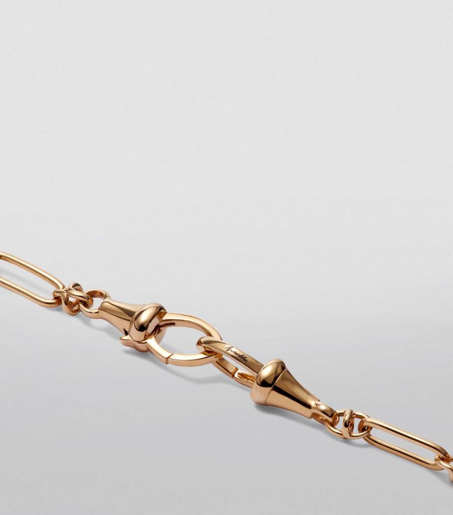 Annoushka Yellow Gold Knuckle Classic Link Chain Bracelet