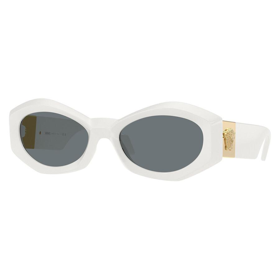 Versace Versace Grey Irregular Ladies Sunglasses VE4466U 546280 54