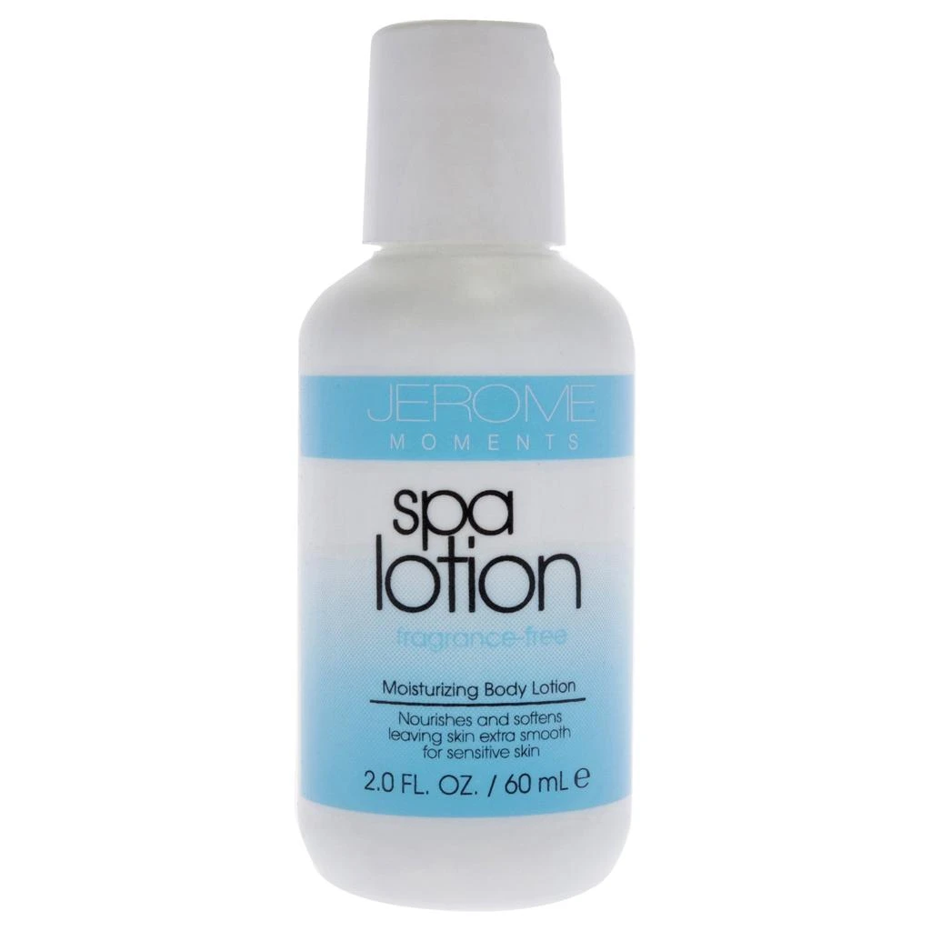 Jerome Moments Spa Lotion Fragance Free by  for Unisex - 2 oz Body Lotion 1