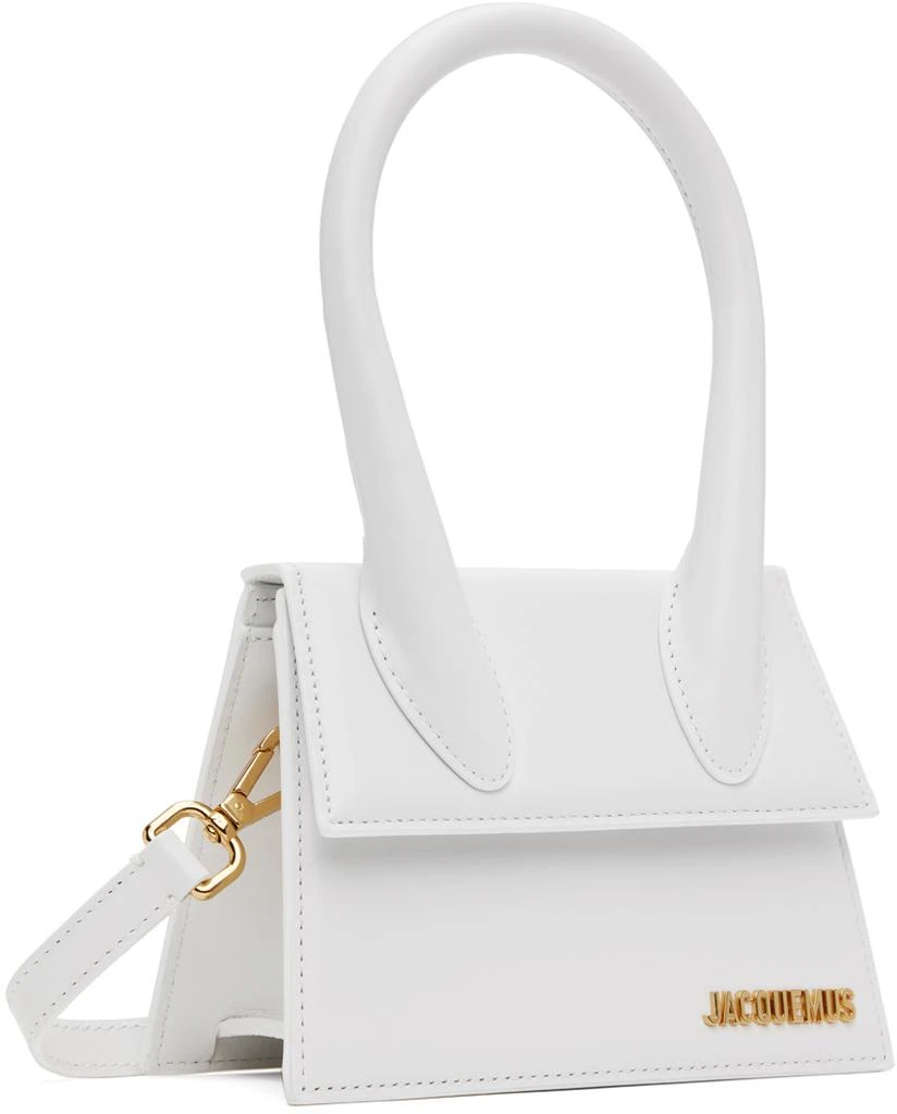 JACQUEMUS White Les Sculptures 'Le Chiquito moyen' Bag 2