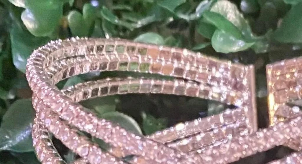 Suzie Q USA Suzie Q Usa - Rhinestone Criss Cross Cuff Bracelet 3